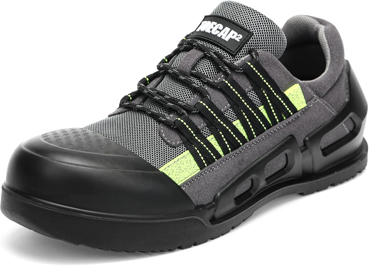 Amazon | [TOECAP²] 安全靴 作業靴 メンズ あんぜん靴 ガラス繊維強化